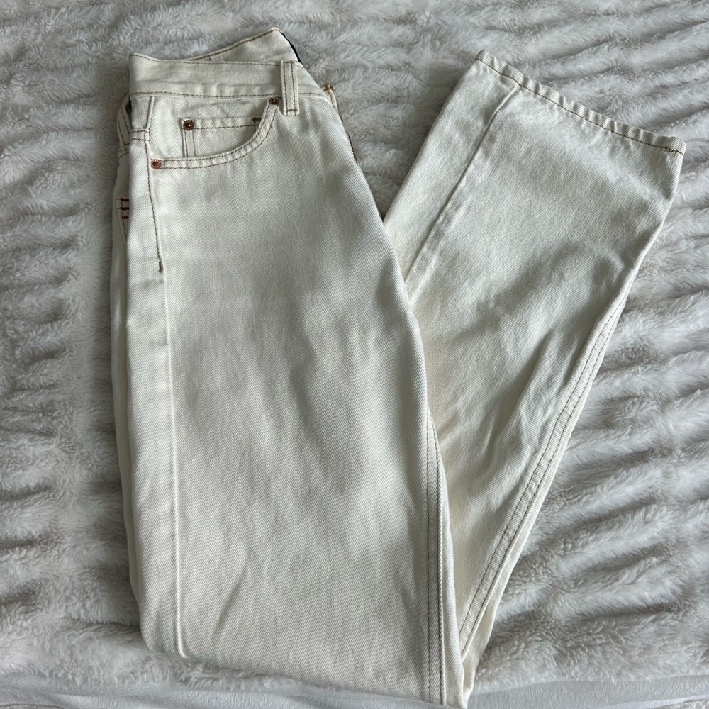 BDG cream denim jeans
